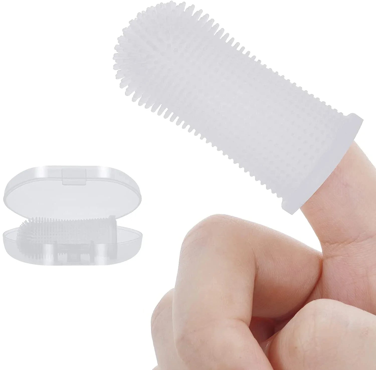 Silicone Finger Toothbrush for Dogs & Cats